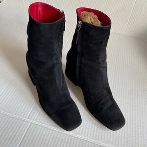 Dorateymur Suede Heeled Ankle Boots‎ Size 36/6